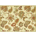 Power-loomed Chime Ivory Rug (7'7 x 10'6)