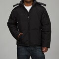 London Fog Men's Black Down-filled Hooded Coat FINAL SALE