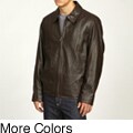 Izod Men's Classic Leather Jacket