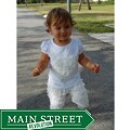 Mia Belle Baby Girl's White Dressy Lace Pants