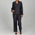 Calvin Klein Women's Black 2-piece Pant Suit