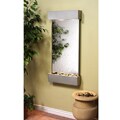 Adagio Whispering Creek Silver Wall-mounted Water Feature