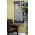 Adagio Whispering Creek Black Finish Wall-mounted Water Feature