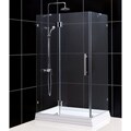 DreamLine Quadlux 34x34x73 Frameless Hinged Shower Enclosure