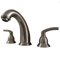 Buena Brushed Nickel Widespread Bathroom Faucet