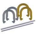 Franklin Sports Intermediate Horseshoe Set