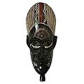 Sese Wood 'Spell Breaker' African Mask (Ghana)