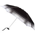 Leighton 41-inch Black/ Grey Compact Umbrella