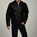 Kenneth Cole Men's Black PVC Sherpa Lined Jacket FINAL SALE