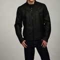 Kenneth Cole Men's Distressed Faux Leather Moto Jacket FINAL SALE