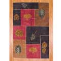 Tibetan Hand-knotted Brown/ Red Wool Rug (6' x 9')
