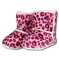 Pink Leopard Infant Girls' Crib Boots