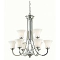 Ewing 9-light Polished Nickel Chandelier