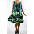 R & M Richards Women's Blue Floral Dress