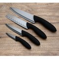 Stone River Gear Ceramic Parer/Utility/Santoku/Chef Knife Set