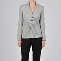 Signature by Larry Levine Women's Geometric Pant Suit