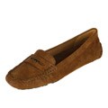 Anne Klein Women's 'Grefty' Taupe Penny Keeper Driving Loafers