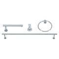 Linea Brushed Nickel 4-piece Bath Set Collection