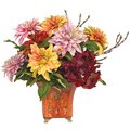 Floral Villa Arrangement 20-inch Square Planter