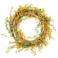 Yellow 24-inch Forsythia Wreath