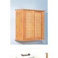 Sliding Door Bamboo Wall Cabinet