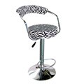 Axis Adjustable Zebra Barstools (Set of 2)