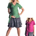 Lilac Clothing's Womens Maternity Wrap Top