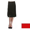 Tabeez Women's Black Knife Pleat Skirt