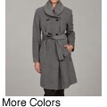Calvin Klein Women's Double-breasted Plush Trench Coat