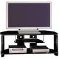 Bush Furniture High Gloss Black Segments Collection TV Stand