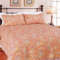 Lara Spice Paisley Full/ Queen-size Quilt Set