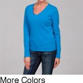 Jones New York Signature Women's V-neck Sweater