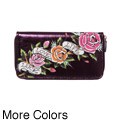 Ed Hardy 'Lucky in Love' Rose Print Wallet
