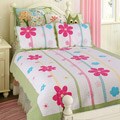 Spring Fling Flower Full/ Queen-size Quilt Set