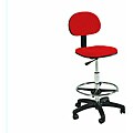 Martin Stiletto Red Drafting-height Chair