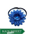 Bow Clippeez 2 Envy Navy Flower Headband