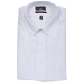 Dockers Men's Solid Twill White Dress Shirt