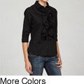 Katherine New York Ruffle Blouse