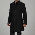 Cole Haan Men's 3-button Zip-out Bib Wool Blend Coat FINAL SALE