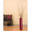 Ivory Florets with 25-inch Bamboo Floor Vase