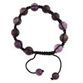 Gem Jolie Amethyst Beaded Macrame Bracelet