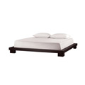 Ledge Espresso Minimalist Platform California King-size Bed