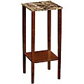Rowland Faux Marble Square Sofa Console Table