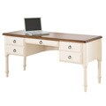 Broyhill Chestnut and Whitewash Writing Desk