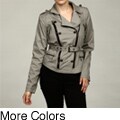 Get Women's Assembly Moto Zipper-front Belted Jacket