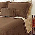 Diamante Matelasse Brown Twin-size Coverlet