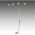 Modern Silver Chrome Arch Lamp