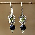 Sterling Silver 'For You' Multi-gemstone Earrings (Indonesia)
