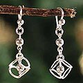 Sterling Silver 'Lima Light' Dangle Earrings (Peru)
