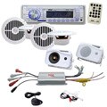In-dash Marine System 4 Channel MP3/ iPod Amplifier